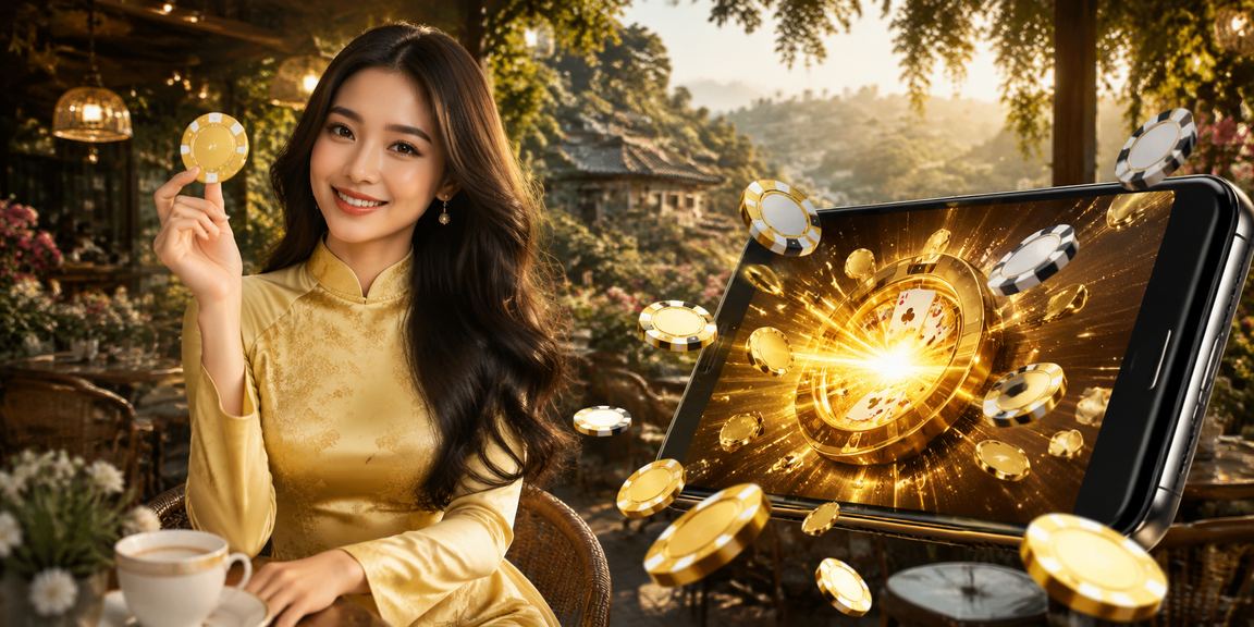 Trò chơi bài tại Đà Lạt với áo dài truyền thống