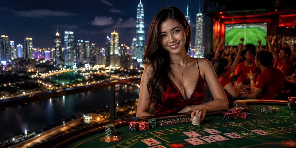 Không khí sòng bài casino sôi động tại Việt Nam về đêm
